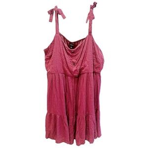 Torrid Pale Burgundy Fit and Flare Dress 5X